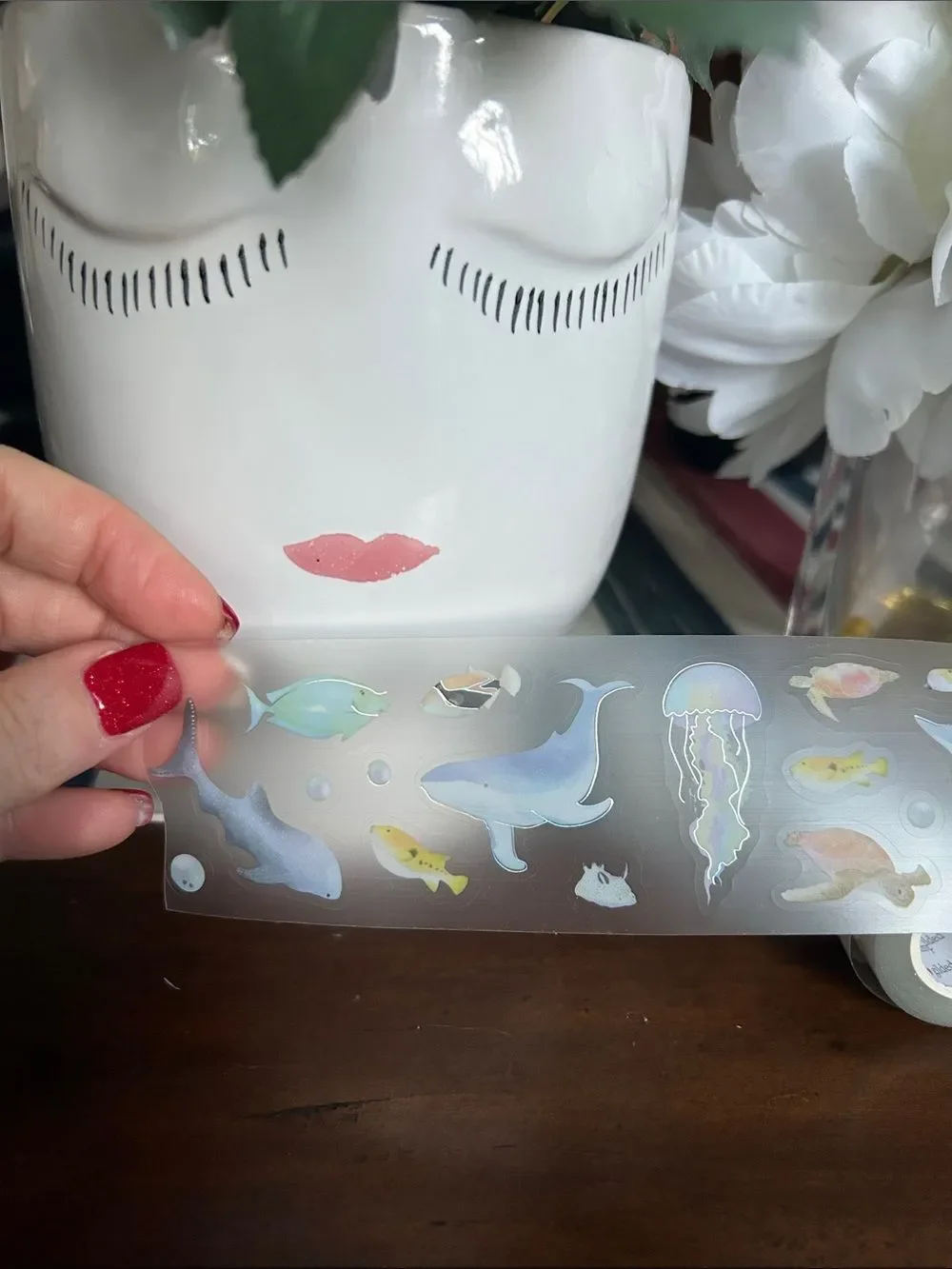 Simply Gilded cut tape  Ocean Animal Sticker Sheet Sea Creatures like new